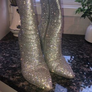 Steve Madden “Winona” Rhinestone Boots US 10